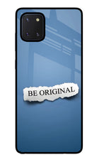Be Original Samsung Note 10 Lite Glass Case