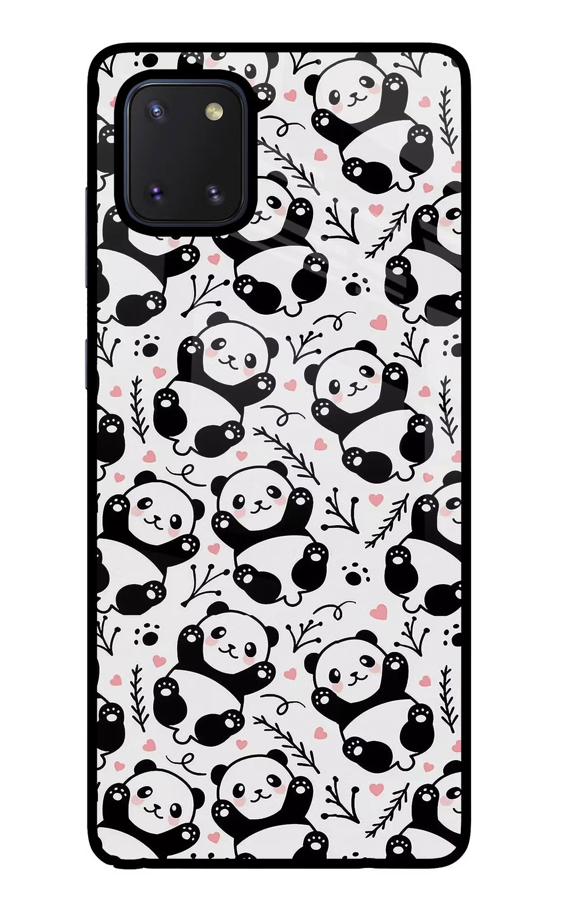 Cute Panda Samsung Note 10 Lite Glass Case