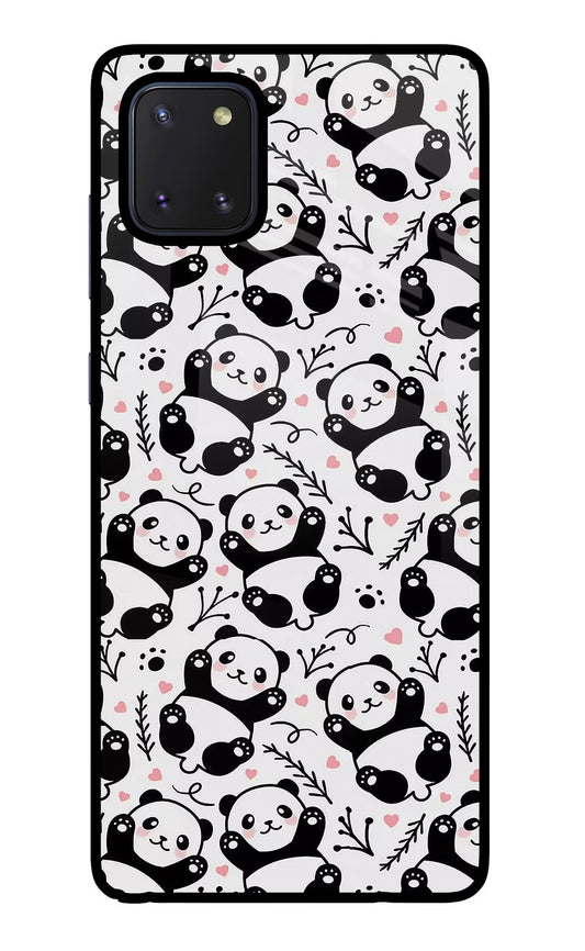 Cute Panda Samsung Note 10 Lite Glass Case