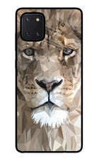 Lion Art Samsung Note 10 Lite Glass Case