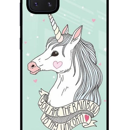 Unicorn Wallpaper Samsung Note 10 Lite Glass Case Back Cover by Casekaro