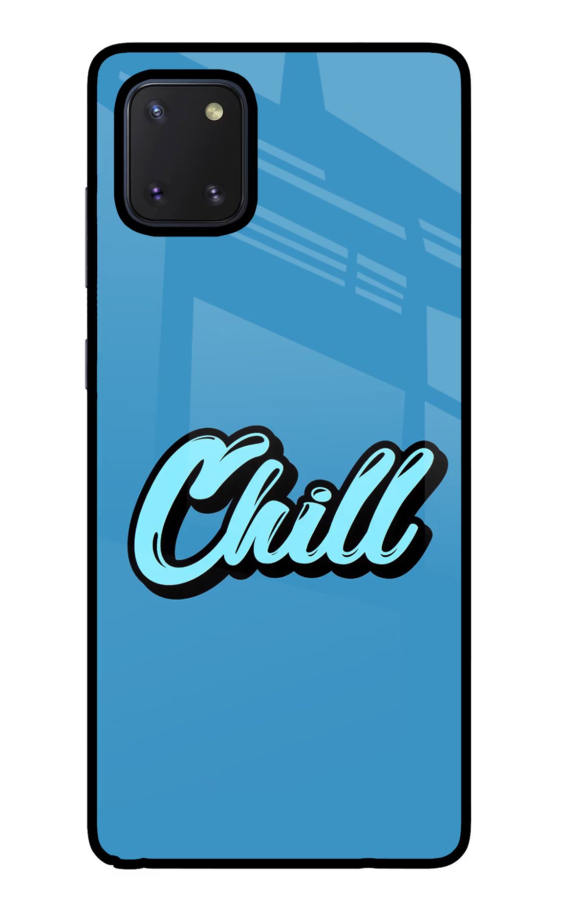 Chill Samsung Note 10 Lite Glass Case Back Cover by Casekaro
