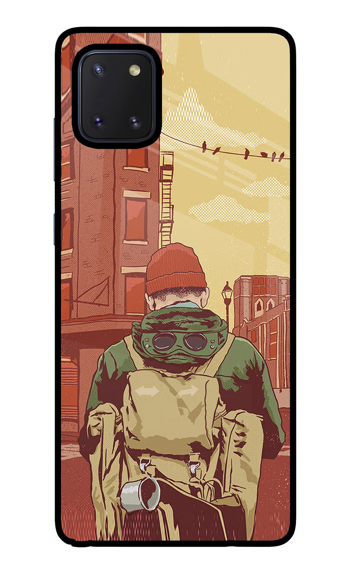 Adventurous Samsung Note 10 Lite Glass Case Back Cover by Casekaro