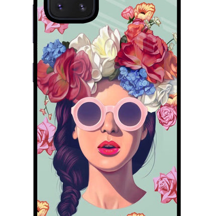 Pretty Girl Samsung Note 10 Lite Glass Case Back Cover by Casekaro