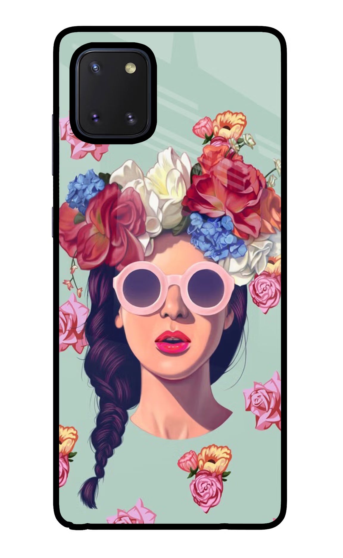 Pretty Girl Samsung Note 10 Lite Glass Case Back Cover by Casekaro