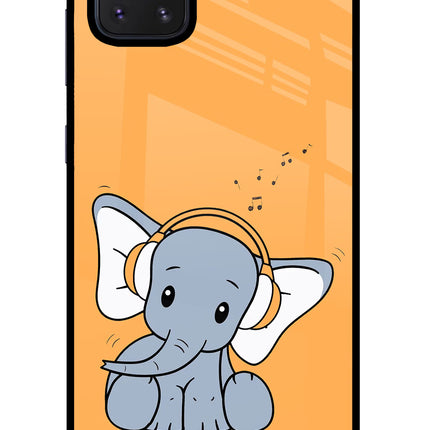 High On Music Samsung Note 10 Lite Glass Case Back Cover by Casekaro