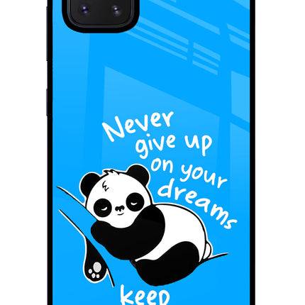 Keep Sleeping Samsung Note 10 Lite Glass Case