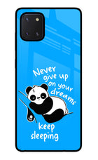 Keep Sleeping Samsung Note 10 Lite Glass Case