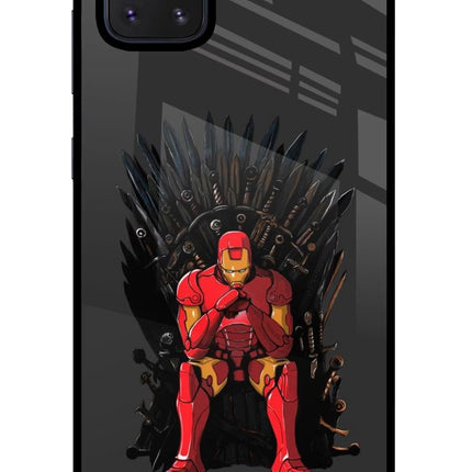 Ironman Throne Samsung Note 10 Lite Glass Case Back Cover by Casekaro