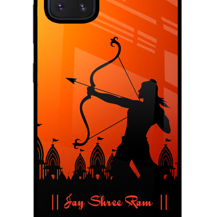 Lord Ram - 4 Samsung Note 10 Lite Glass Case Back Cover by Casekaro