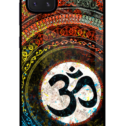 Om Cultural Samsung Note 10 Lite Glass Case Back Cover by Casekaro