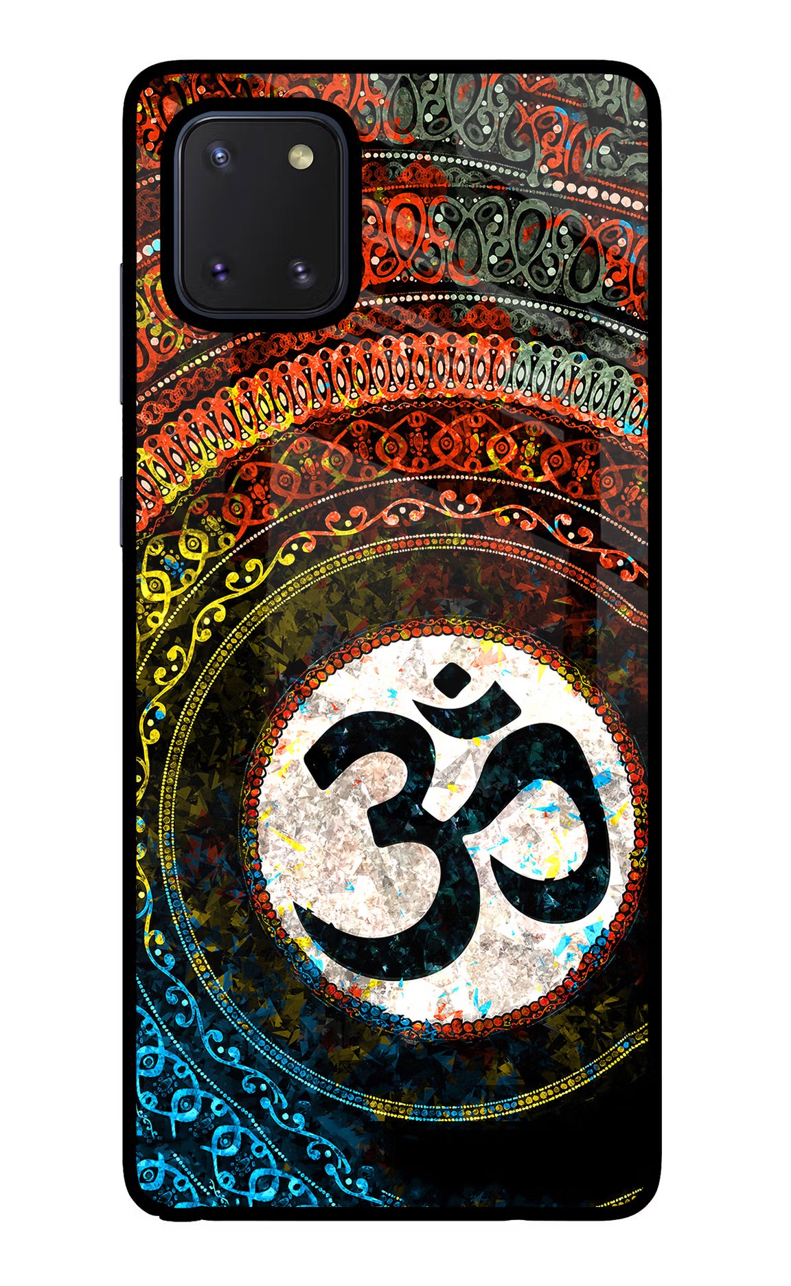 Om Cultural Samsung Note 10 Lite Glass Case Back Cover by Casekaro