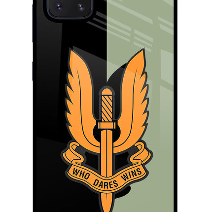 Balidan Logo Samsung Note 10 Lite Glass Case Back Cover by Casekaro