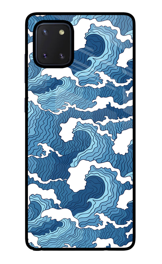 Blue Waves Samsung Note 10 Lite Glass Case