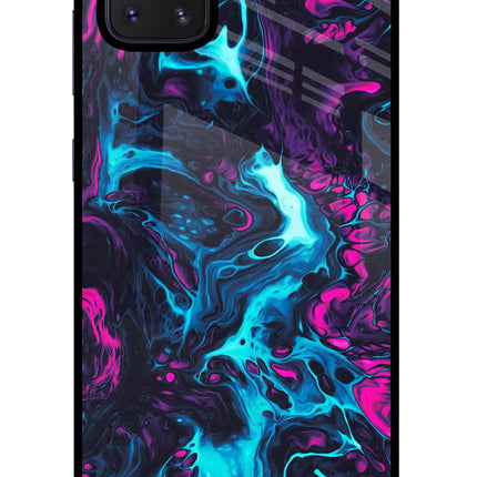 Abstract Samsung Note 10 Lite Glass Case Back Cover by Casekaro