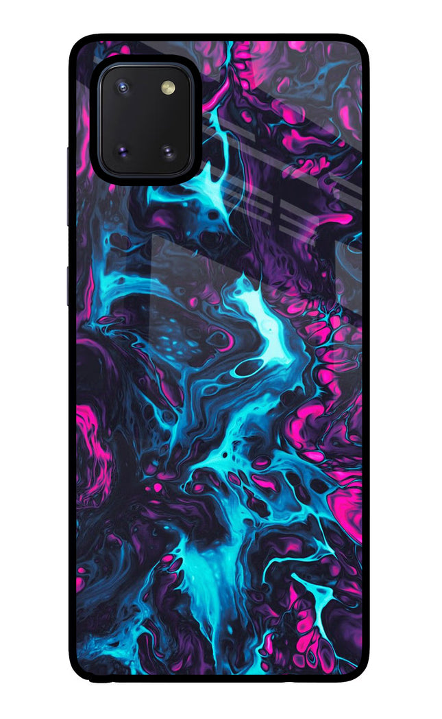 Abstract Samsung Note 10 Lite Glass Case Back Cover by Casekaro