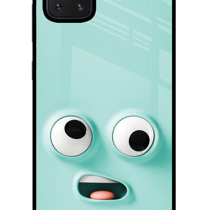 Funny Cartoon Samsung Note 10 Lite Glass Case Back Cover by Casekaro