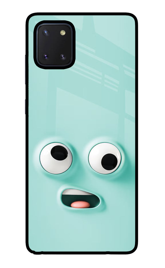 Funny Cartoon Samsung Note 10 Lite Glass Case Back Cover by Casekaro