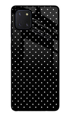 White Dots Samsung Note 10 Lite Glass Case
