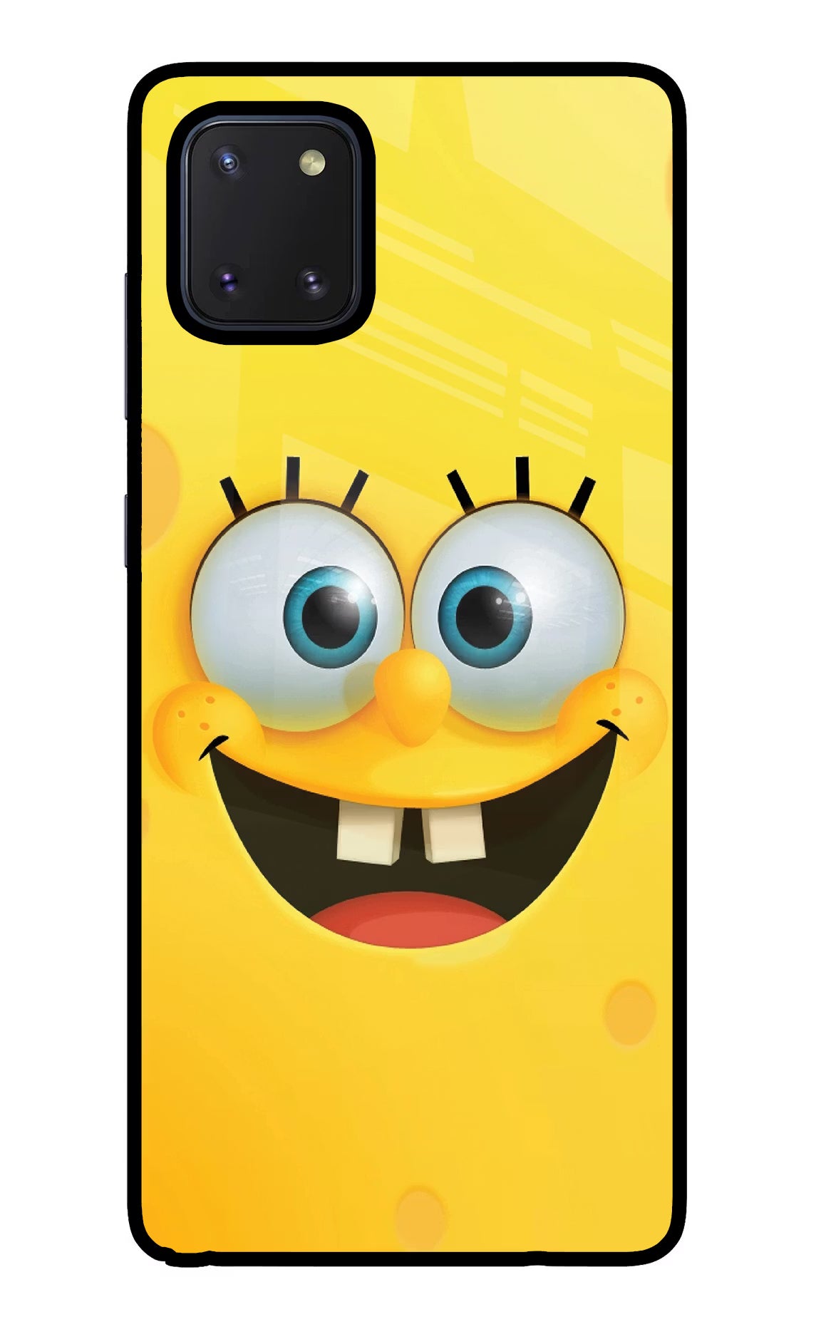 Sponge 1 Samsung Note 10 Lite Glass Case Back Cover by Casekaro