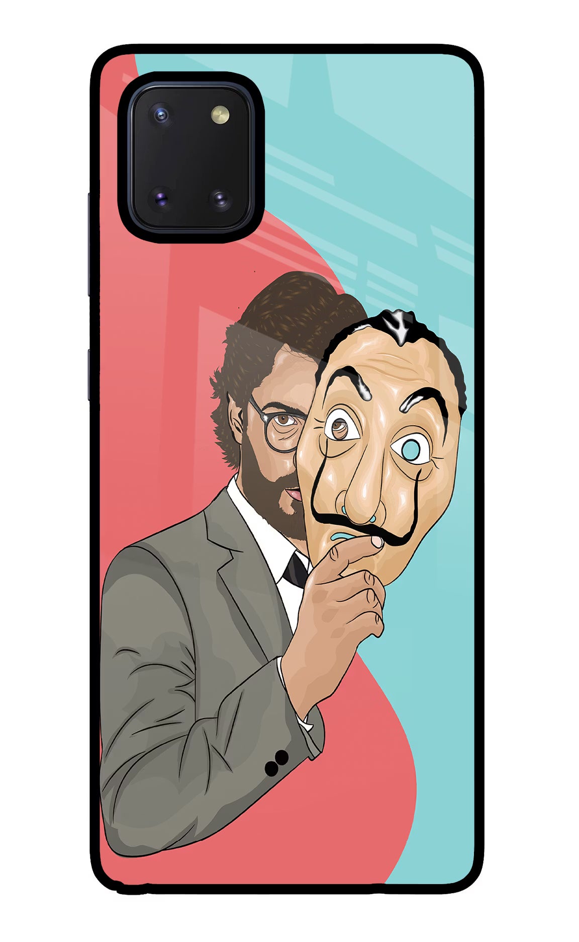 Professor Samsung Note 10 Lite Glass Case Back Cover by Casekaro