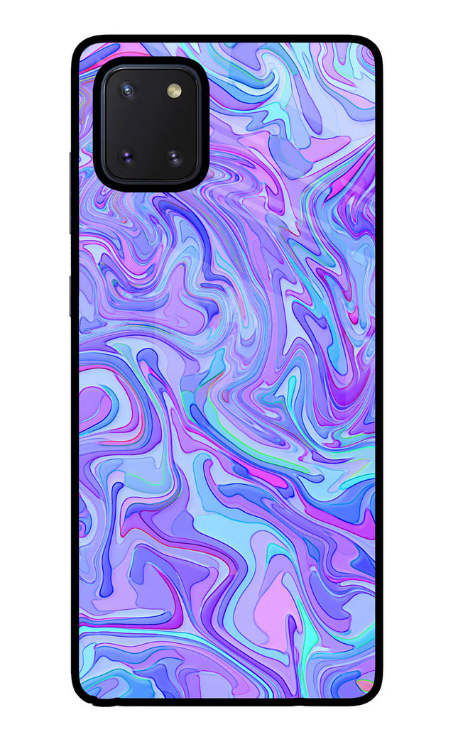 Glitter Samsung Note 10 Lite Glass Case Back Cover by Casekaro