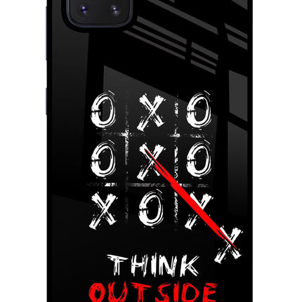 Think out of the BOX Samsung Note 10 Lite Glass Case Back Cover by Casekaro