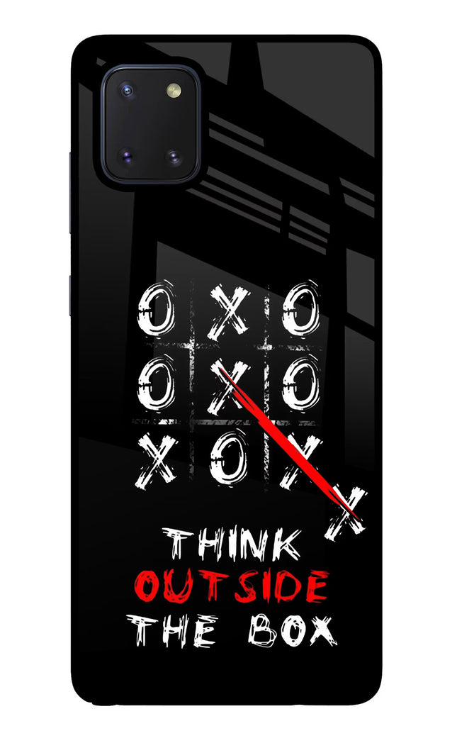 Think out of the BOX Samsung Note 10 Lite Glass Case Back Cover by Casekaro