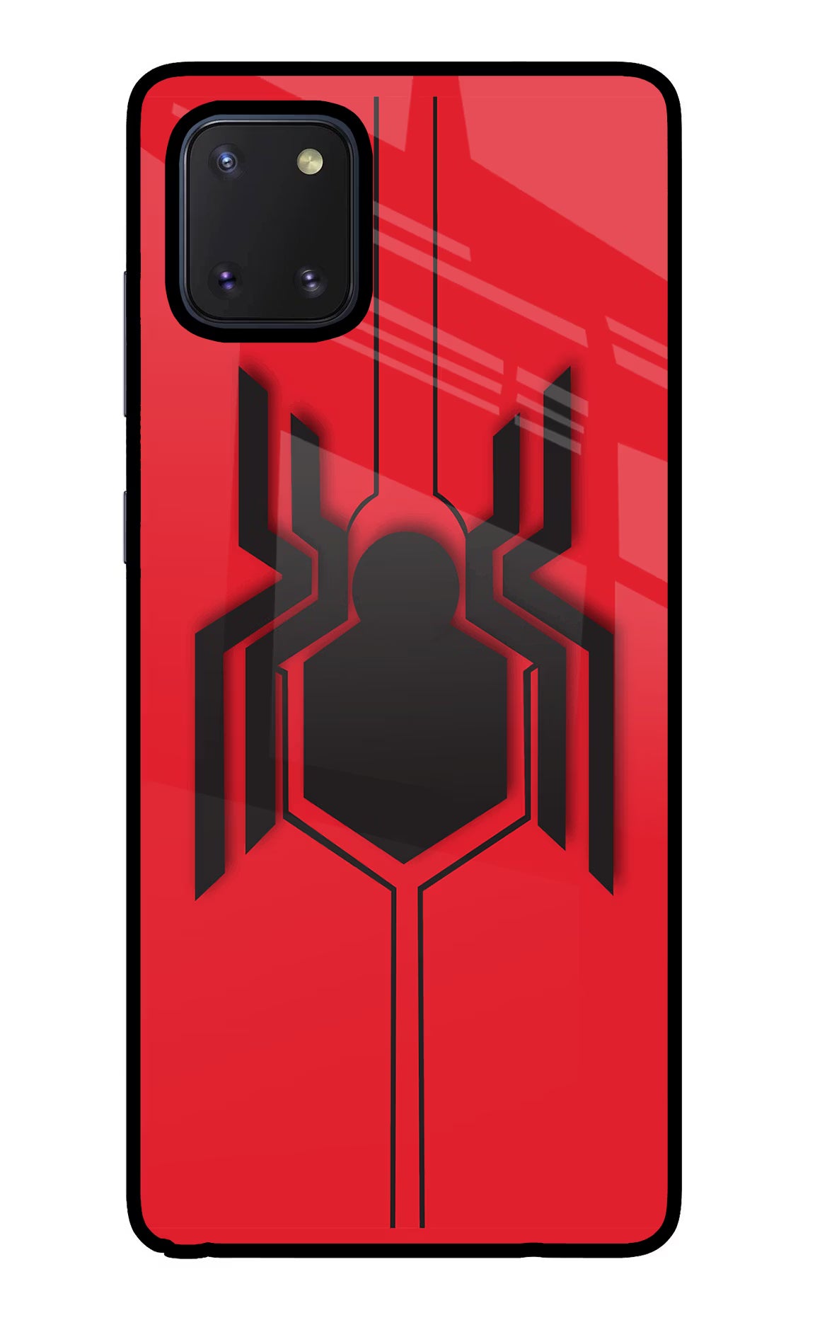 Spider Samsung Note 10 Lite Glass Case Back Cover by Casekaro