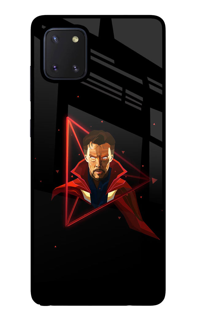 Doctor Ordinary Samsung Note 10 Lite Glass Case Back Cover by Casekaro