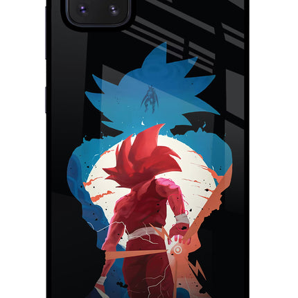 Goku Samsung Note 10 Lite Glass Case Back Cover by Casekaro