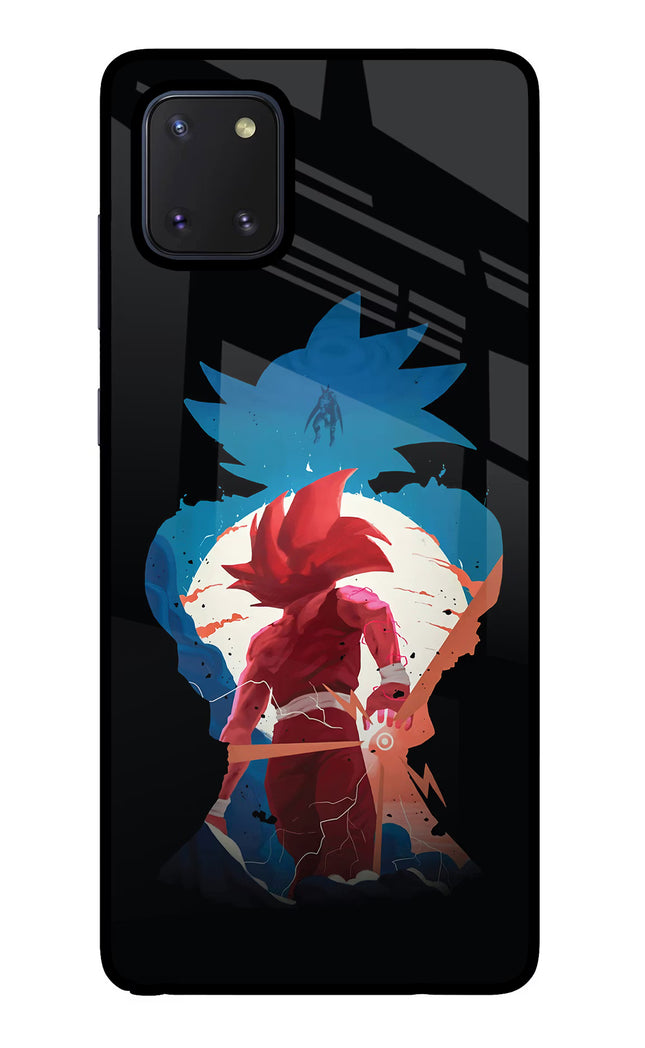 Goku Samsung Note 10 Lite Glass Case Back Cover by Casekaro