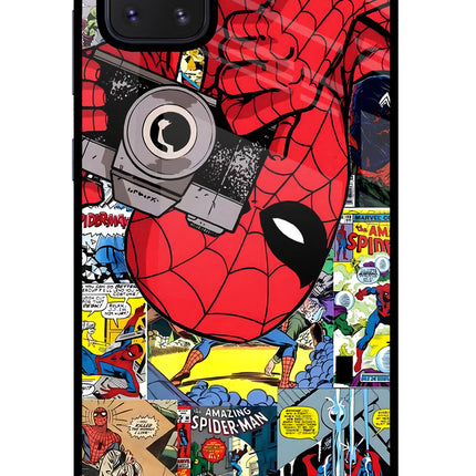 Spider Man Samsung Note 10 Lite Glass Case Back Cover by Casekaro