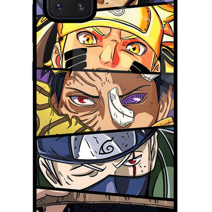 Naruto Character Samsung Note 10 Lite Glass Case Back Cover by Casekaro