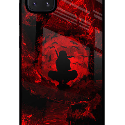 Itachi Uchiha Samsung Note 10 Lite Glass Case Back Cover by Casekaro