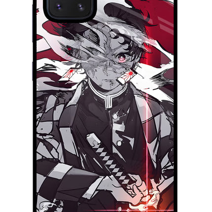 Demon Slayer Samsung Note 10 Lite Glass Case Back Cover by Casekaro