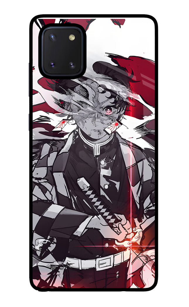 Demon Slayer Samsung Note 10 Lite Glass Case Back Cover by Casekaro