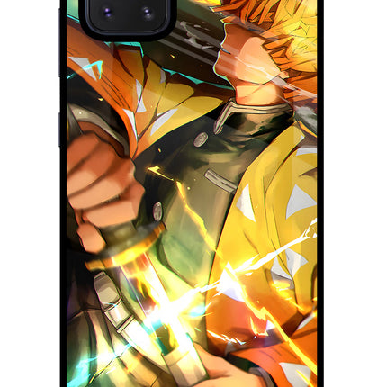 Demon Slayer Samsung Note 10 Lite Glass Case Back Cover by Casekaro