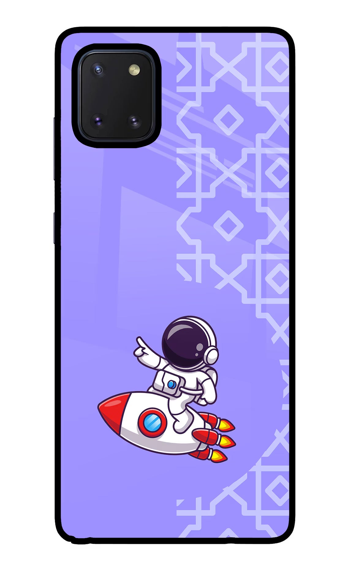 Cute Astronaut Samsung Note 10 Lite Glass Case