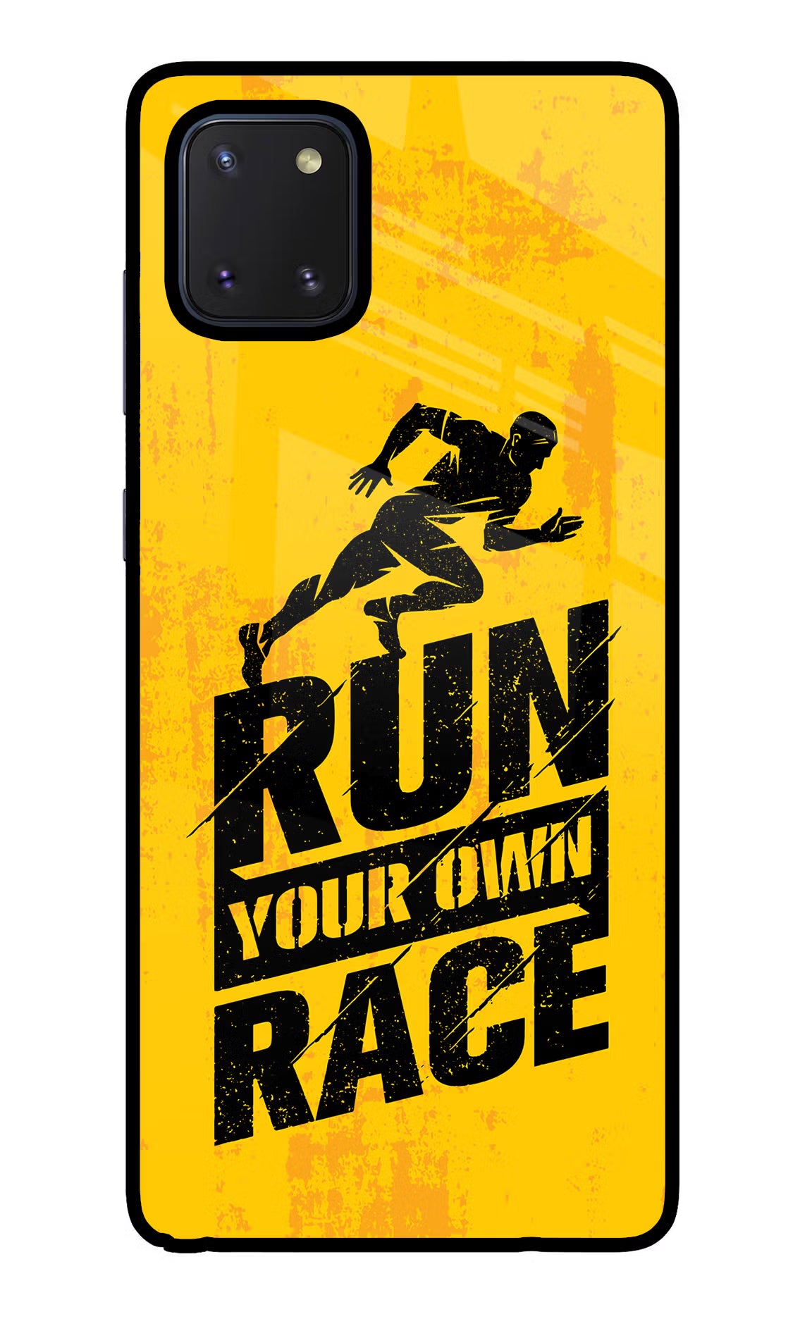 Run Your Own Race Samsung Note 10 Lite Glass Case