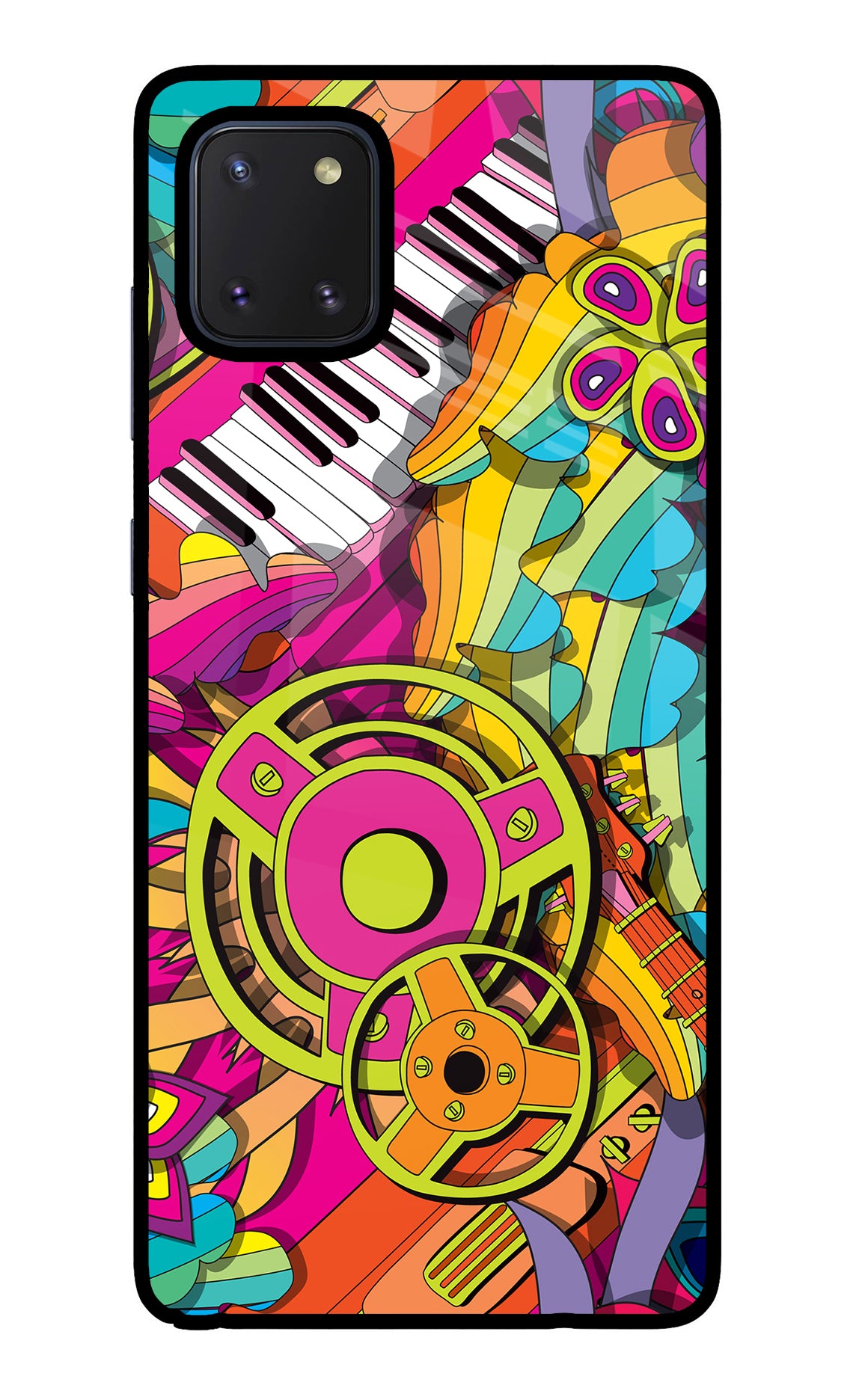 Music Doodle Samsung Note 10 Lite Back Cover