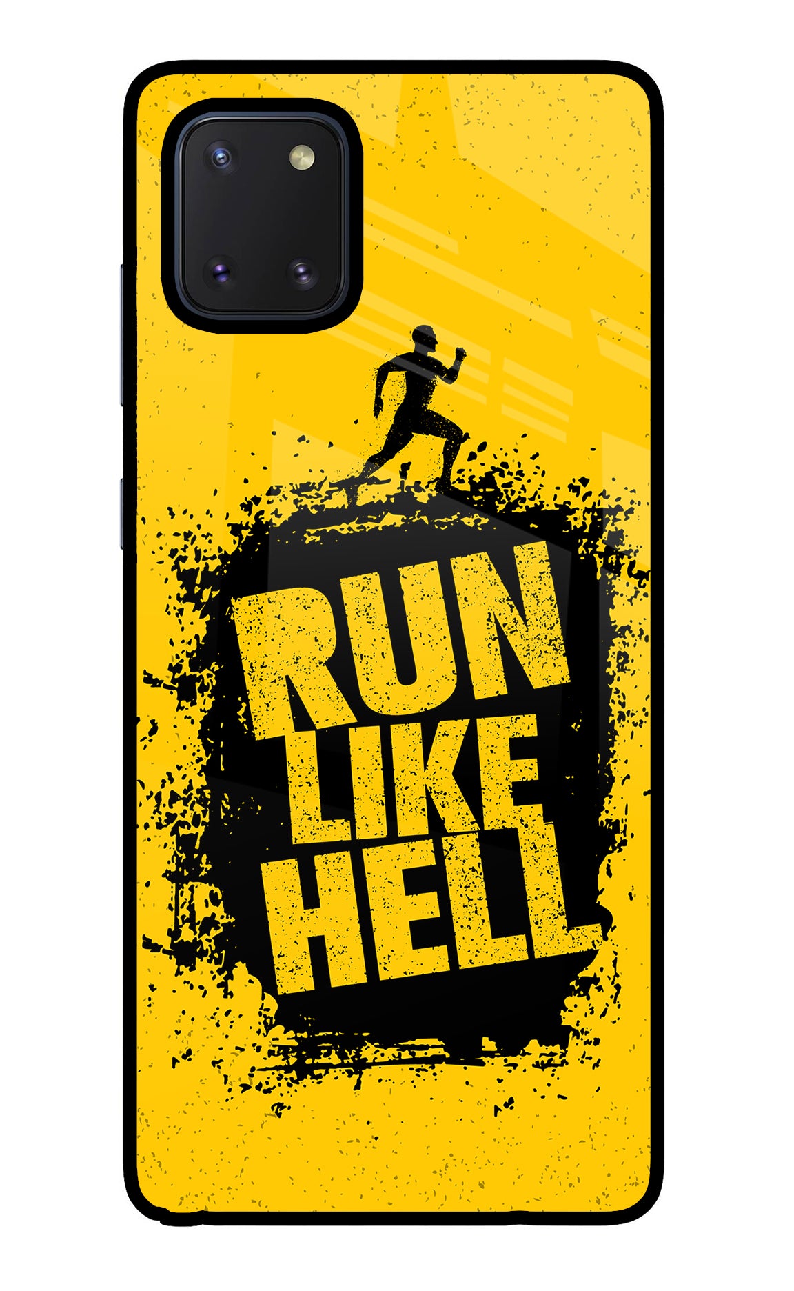 Run Like Hell Samsung Note 10 Lite Back Cover