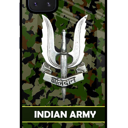 Balidan Indian Logo Samsung Note 10 Lite Glass Case Back Cover by Casekaro
