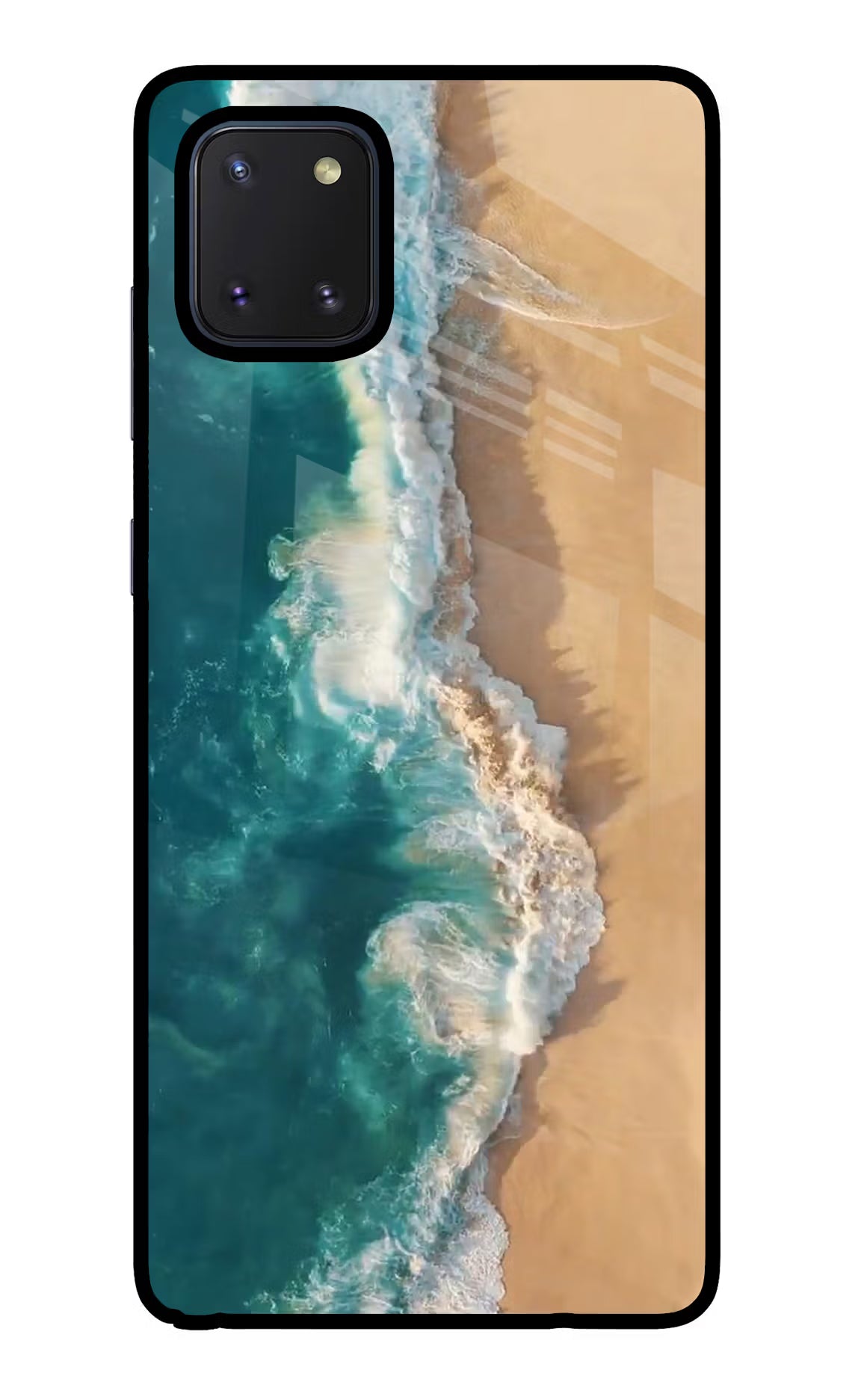 Ocean Beach Samsung Note 10 Lite Glass Case Back Cover by Casekaro
