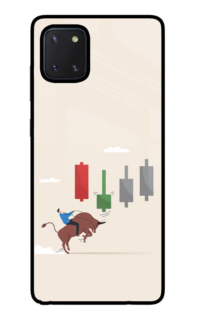 Bull Trading Momentum Samsung Note 10 Lite Glass Case Back Cover by Casekaro