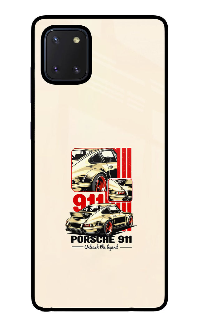 Classic Porsche 911 Samsung Note 10 Lite Glass Case Back Cover by Casekaro
