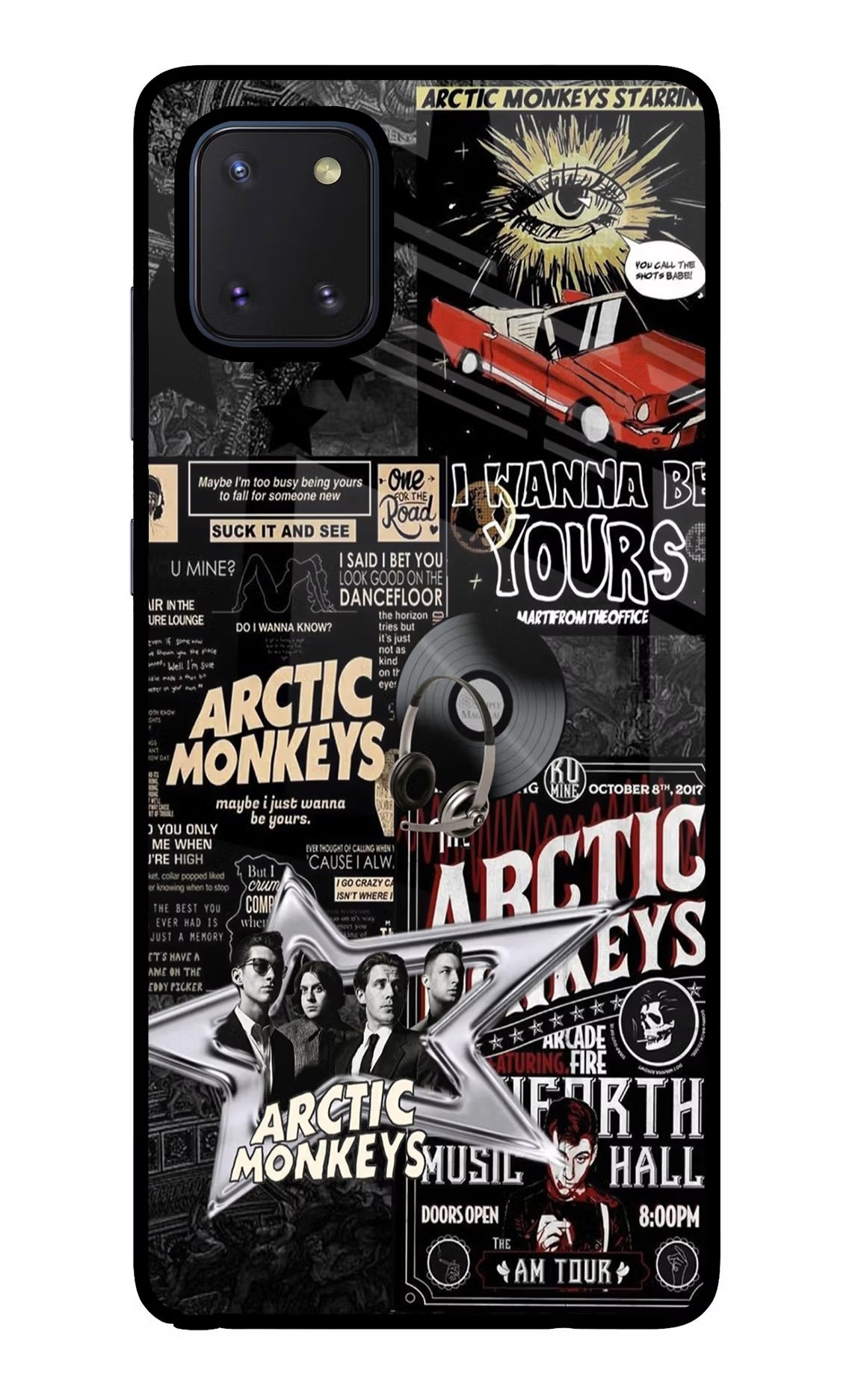 Arctic Monkeys Samsung Note 10 Lite Glass Case