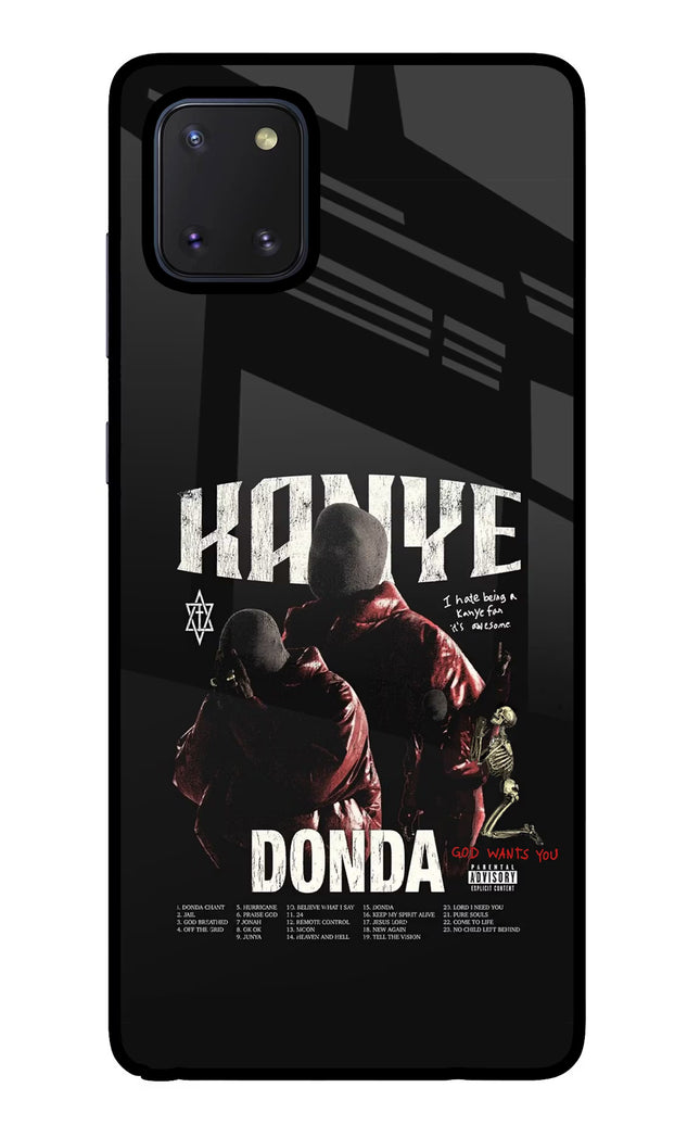 Donda Kanye West Samsung Note 10 Lite Glass Case Back Cover by Casekaro