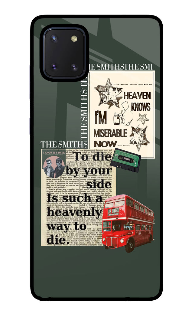 The Smiths Samsung Note 10 Lite Glass Case Back Cover by Casekaro