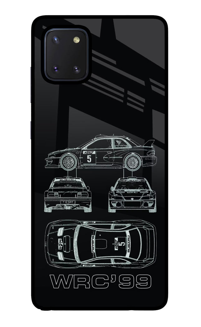 WRC'99 Samsung Note 10 Lite Glass Case Back Cover by Casekaro